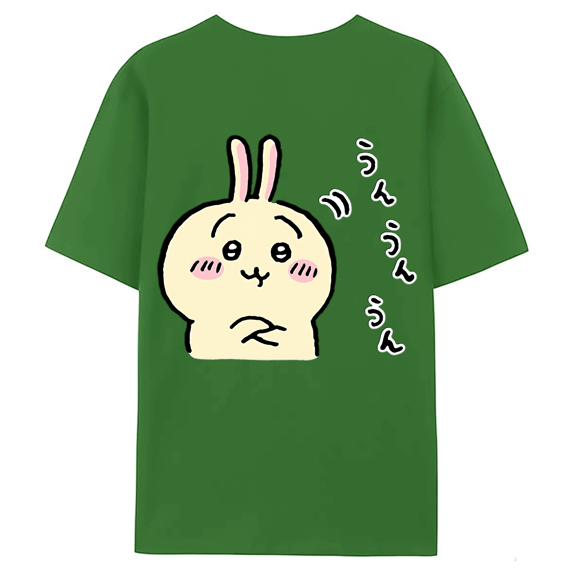 （画像用） ちいかわ うさぎ Chii-kawa usagi レディース半袖Tシャツ(バックプリント)